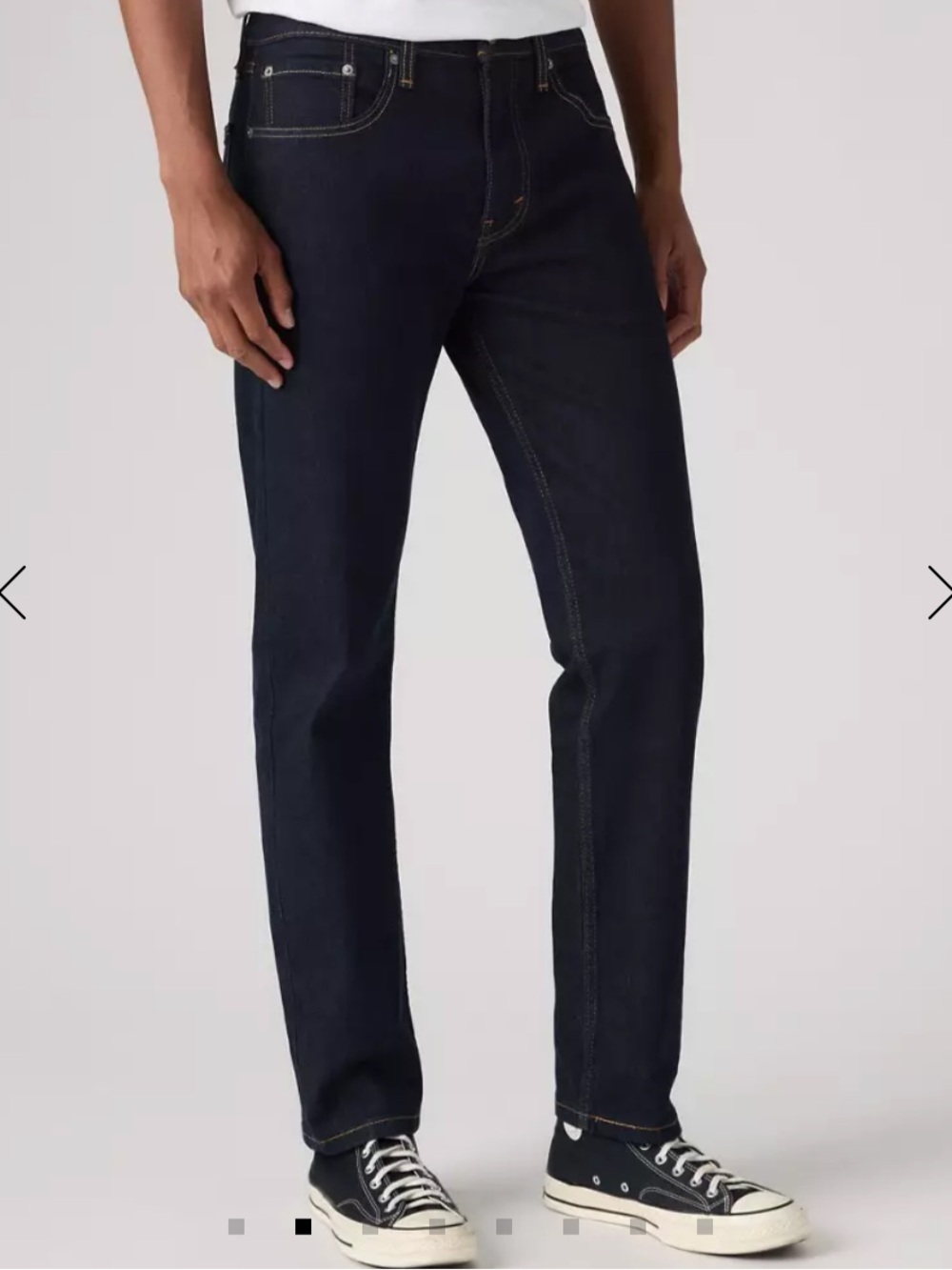 Levi's 502 regular taper dark Wash men's denim jeans 32X34 new!